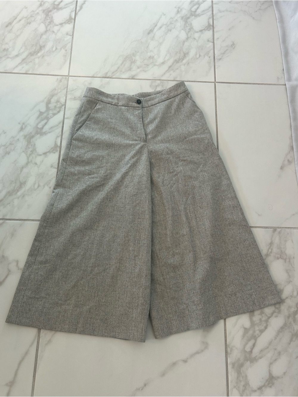 Vanessa Seward Gray Wool Trousers